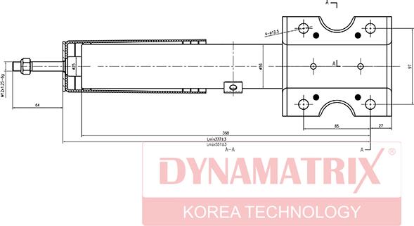 Dynamatrix DSA635800 - Amortizator furqanavto.az