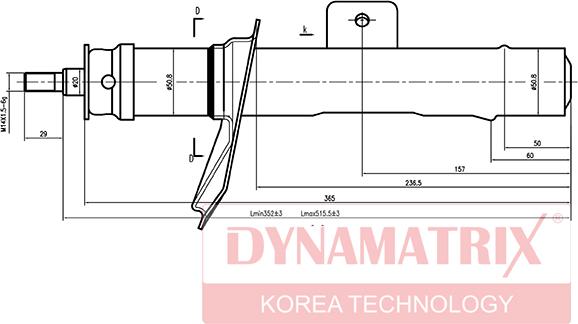 Dynamatrix DSA633839 - Amortizator furqanavto.az