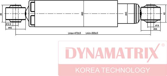Dynamatrix DSA344456 - Amortizator furqanavto.az