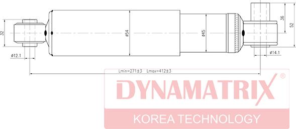 Dynamatrix DSA344306 - Amortizator furqanavto.az