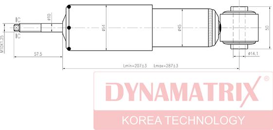 Dynamatrix DSA344261 - Amortizator furqanavto.az