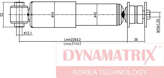 Dynamatrix DSA345900 - Amortizator furqanavto.az