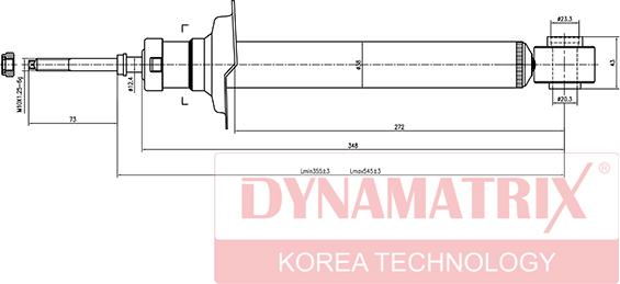 Dynamatrix DSA341142 - Amortizator furqanavto.az