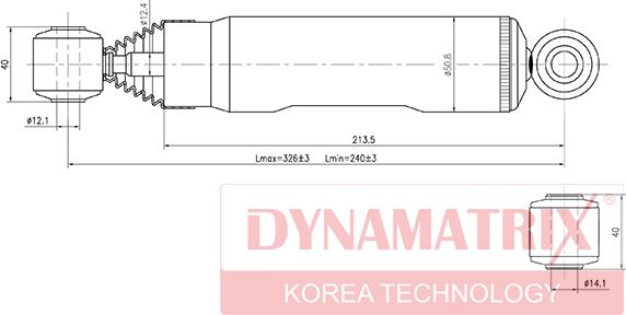 Dynamatrix DSA341166 - Amortizator furqanavto.az