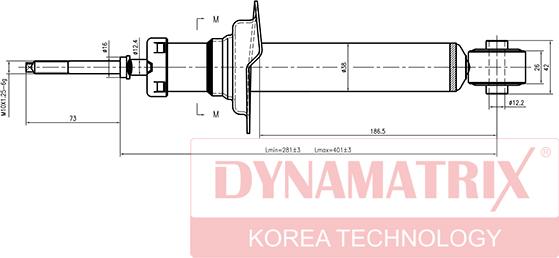 Dynamatrix DSA341186 - Amortizator furqanavto.az