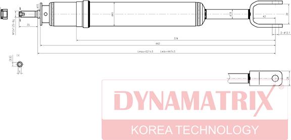 Dynamatrix DSA341845 - Amortizator furqanavto.az