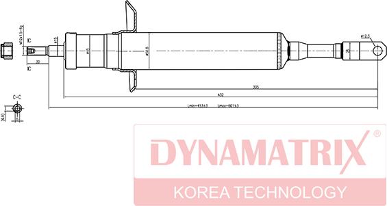 Dynamatrix DSA341842 - Amortizator furqanavto.az