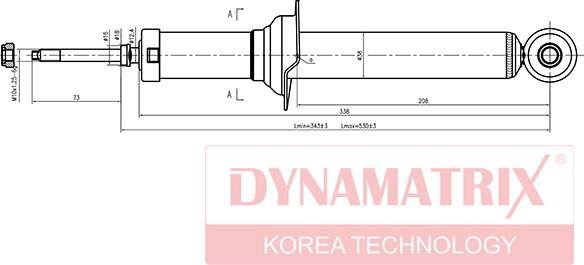Dynamatrix DSA341204 - Amortizator furqanavto.az