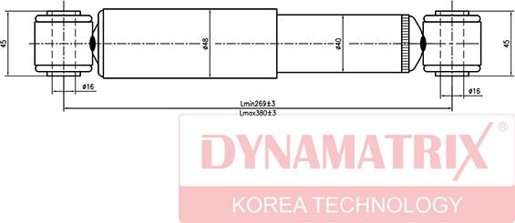 Dynamatrix DSA341237 - Amortizator furqanavto.az
