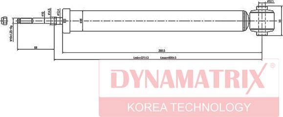 Dynamatrix DSA348002 - Amortizator furqanavto.az