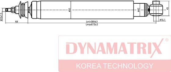 Dynamatrix DSA343216 - Amortizator www.furqanavto.az