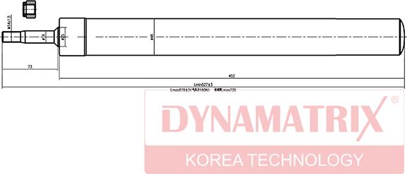 Dynamatrix DSA366007 - Amortizator furqanavto.az