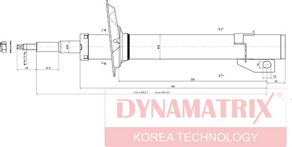 Dynamatrix DSA314572 - Amortizator furqanavto.az