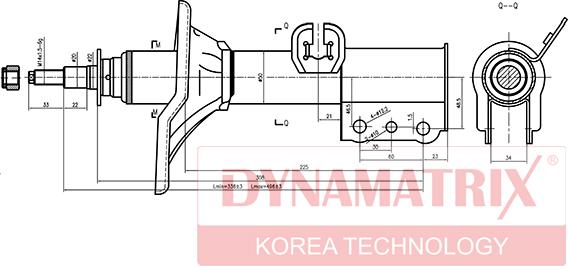 Dynamatrix DSA334034 - Amortizator furqanavto.az