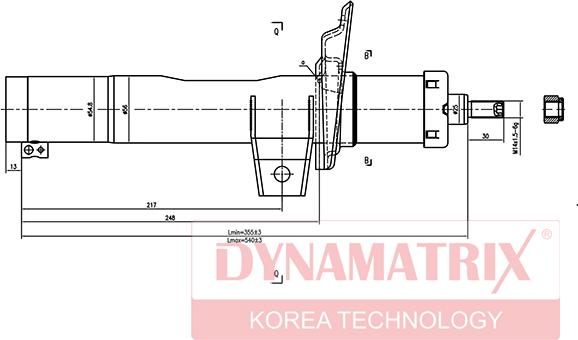 Dynamatrix DSA335808 - Amortizator furqanavto.az