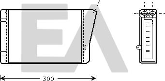 EACLIMA 45C54014 - İstilik dəyişdiricisi, daxili isitmə www.furqanavto.az