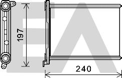 EACLIMA 45C60020 - İstilik dəyişdiricisi, daxili isitmə furqanavto.az