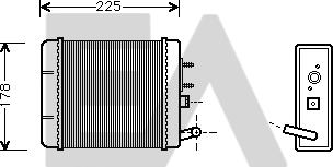 EACLIMA 45C67002 - İstilik dəyişdiricisi, daxili isitmə furqanavto.az