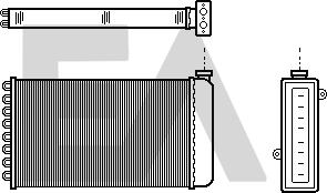 EACLIMA 45C05005 - İstilik dəyişdiricisi, daxili isitmə furqanavto.az
