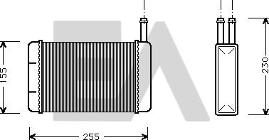EACLIMA 45C22009 - İstilik dəyişdiricisi, daxili isitmə furqanavto.az