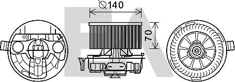 EACLIMA 42A60005 - Elektrik mühərriki, daxili üfleyici www.furqanavto.az