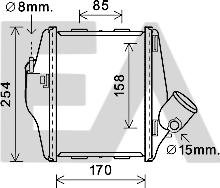 EACLIMA 36A44004 - Intercooler, şarj cihazı furqanavto.az