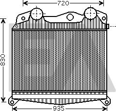 EACLIMA 36A47011 - Intercooler, şarj cihazı furqanavto.az