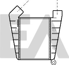 EACLIMA 36A54002 - Intercooler, şarj cihazı furqanavto.az