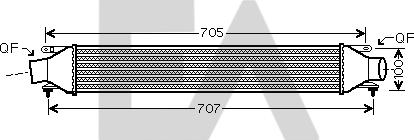 EACLIMA 36A54030 - Intercooler, şarj cihazı furqanavto.az