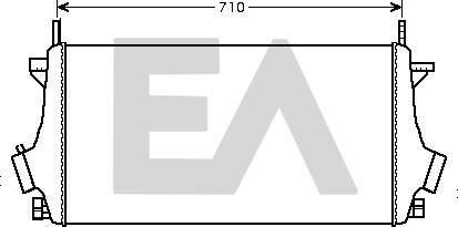 EACLIMA 36A54031 - Intercooler, şarj cihazı furqanavto.az