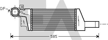 EACLIMA 36A54025 - Intercooler, şarj cihazı furqanavto.az