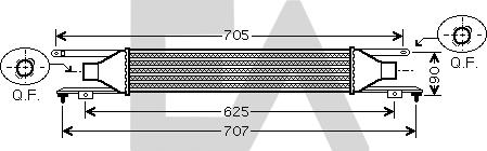 EACLIMA 36A54028 - Intercooler, şarj cihazı furqanavto.az