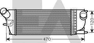 EACLIMA 36A55018 - Intercooler, şarj cihazı furqanavto.az