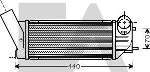 EACLIMA 36A55012 - Intercooler, şarj cihazı furqanavto.az