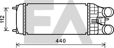 EACLIMA 36A55028 - Intercooler, şarj cihazı furqanavto.az