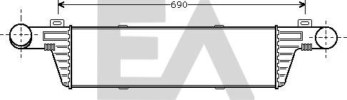 EACLIMA 36A50012 - Intercooler, şarj cihazı furqanavto.az