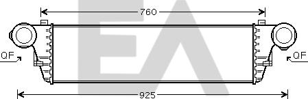 EACLIMA 36A50017 - Intercooler, şarj cihazı furqanavto.az