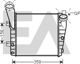 EACLIMA 36A58003 - Intercooler, şarj cihazı furqanavto.az