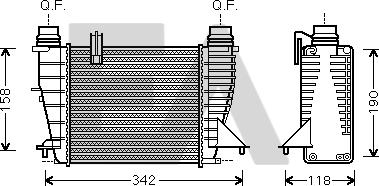 EACLIMA 36A60043 - Intercooler, şarj cihazı furqanavto.az