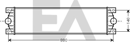 EACLIMA 36A60018 - Intercooler, şarj cihazı furqanavto.az