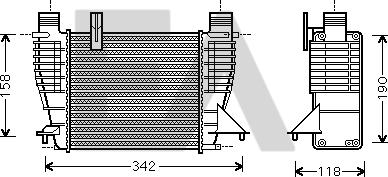 EACLIMA 36A60025 - Intercooler, şarj cihazı furqanavto.az