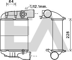 EACLIMA 36A02035 - Intercooler, şarj cihazı furqanavto.az