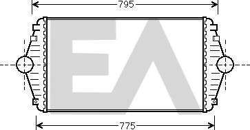 EACLIMA 36A10003 - Intercooler, şarj cihazı furqanavto.az