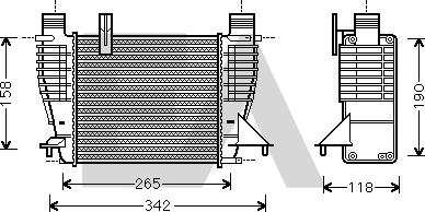 EACLIMA 36A18015 - Intercooler, şarj cihazı furqanavto.az