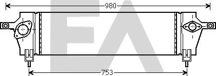 EACLIMA 36A18011 - Intercooler, şarj cihazı furqanavto.az