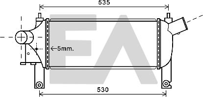 EACLIMA 36A18012 - Intercooler, şarj cihazı furqanavto.az