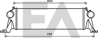 EACLIMA 36A30018 - Intercooler, şarj cihazı furqanavto.az