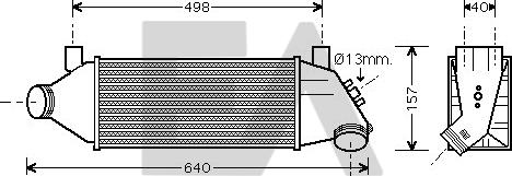 EACLIMA 36A22009 - Intercooler, şarj cihazı furqanavto.az