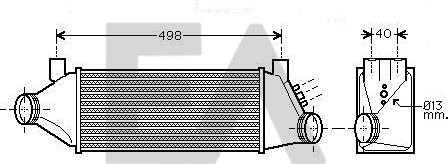 EACLIMA 36A22011 - Intercooler, şarj cihazı furqanavto.az