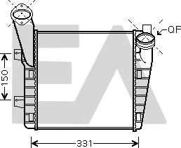 EACLIMA 36A77026 - Intercooler, şarj cihazı furqanavto.az